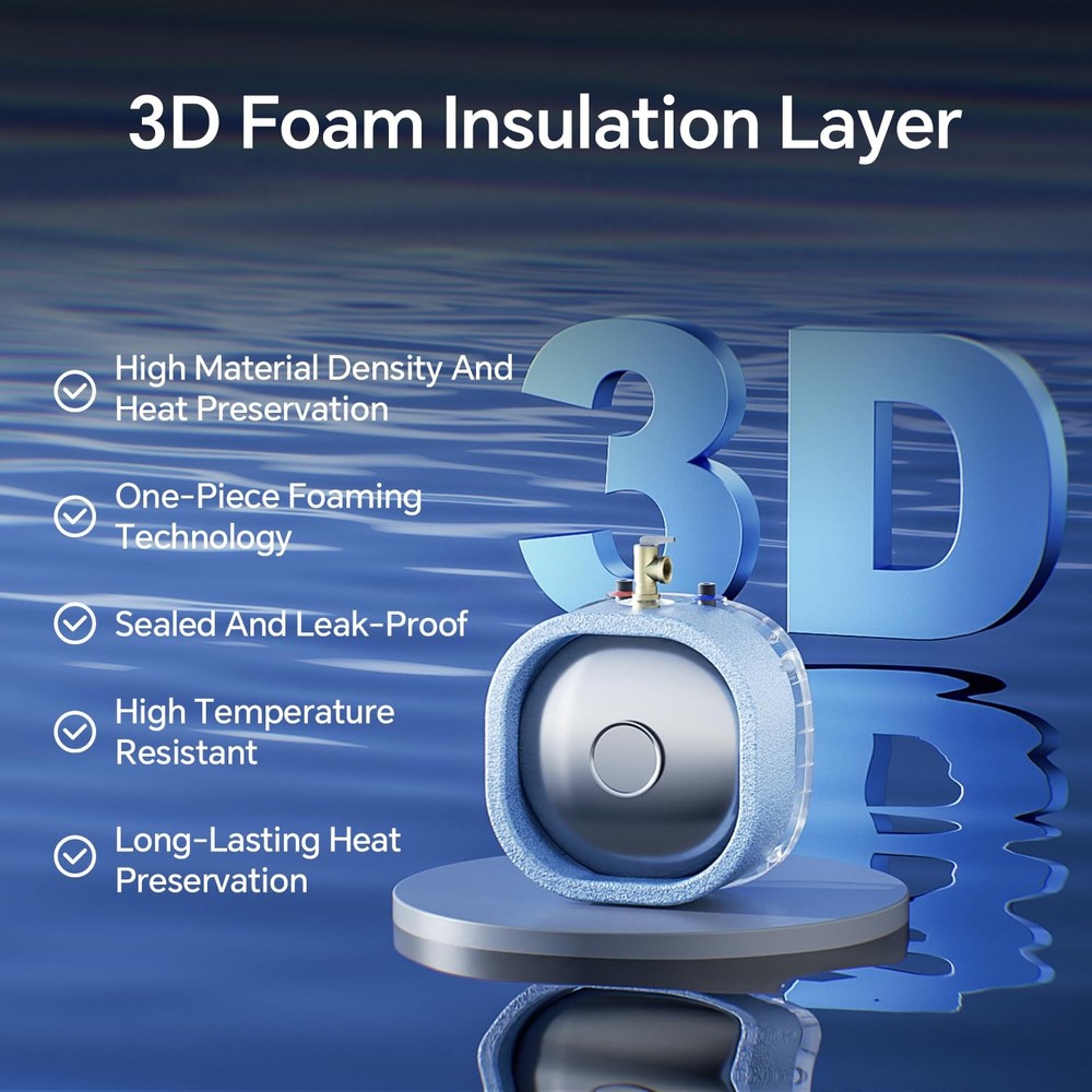 Gen II 4.0-Gallon Mini Tank Electric Water Heater, Eliminate Time for Hot Wat...