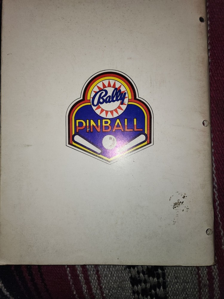 Xenon Pinball Manual + Bally Manual