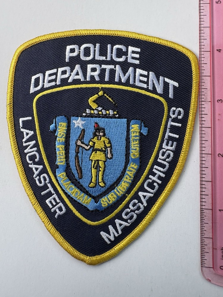 Lancaster Massachusetts Police Patch ~ RARE