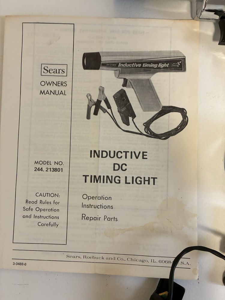 Inductive Dc Timing Light Sears Working High Brightness