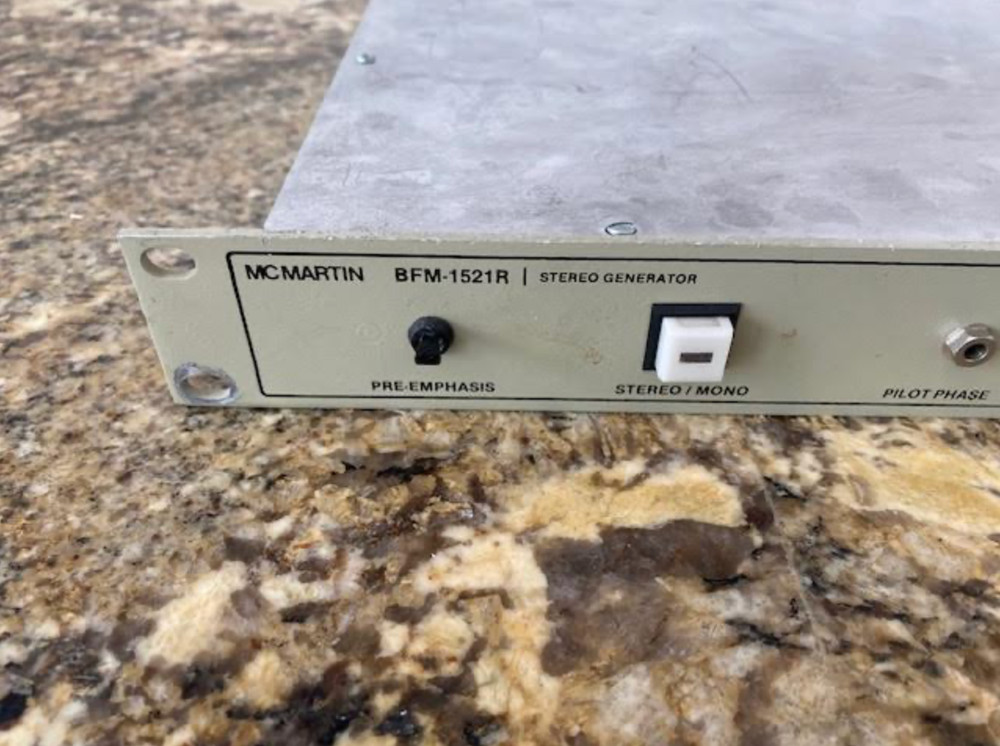 Mcmartin bfm-1521r stereo generator -untested