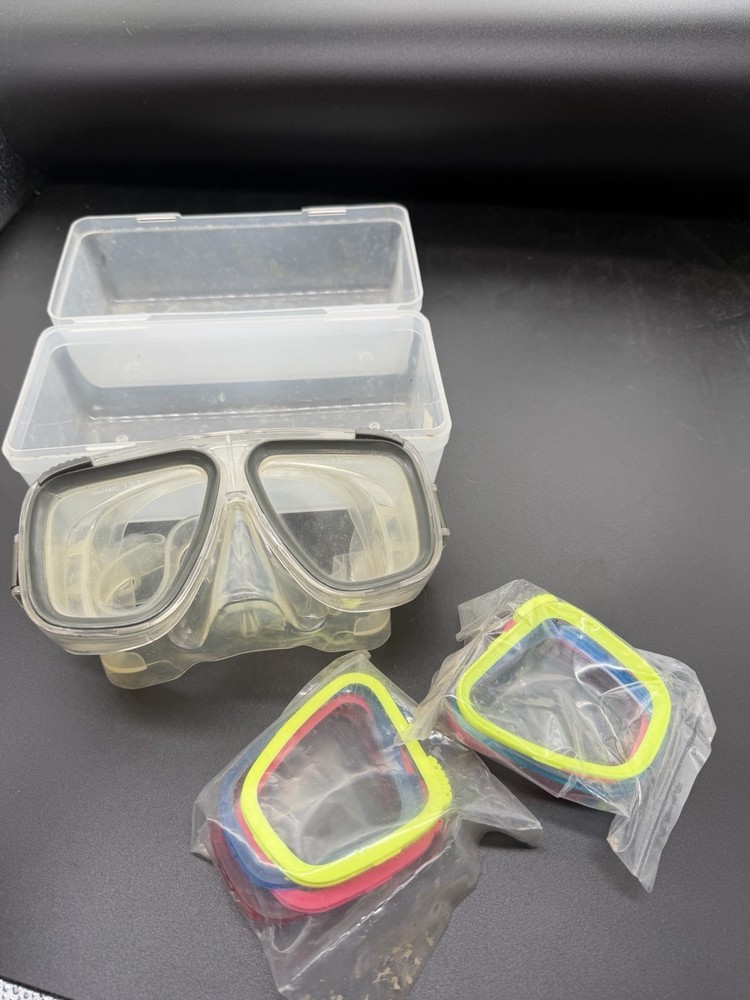 Vintage Divestar Scuba Mask Tempered RX Inserts Set