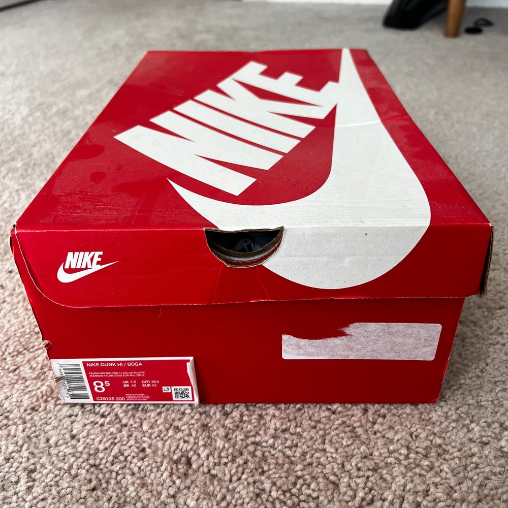 Size 8.5 - Bodega x Nike Dunk High Legend