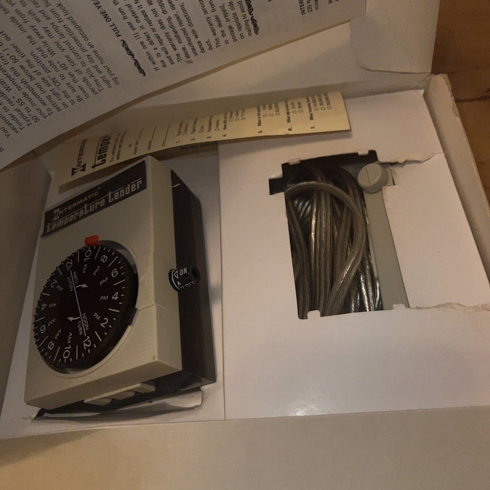 NOS vintage electric Intermatic Automatic Temperature Setback Control FS 100
