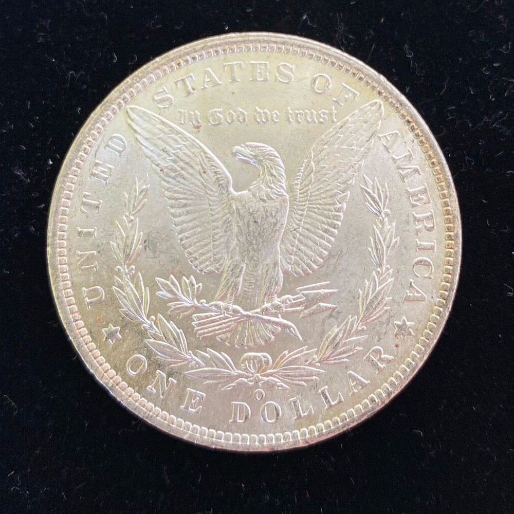 1878-1904 $1 MORGAN SILVER DOLLAR - UNCIRCULATED CONDITION, RANDOM DATE