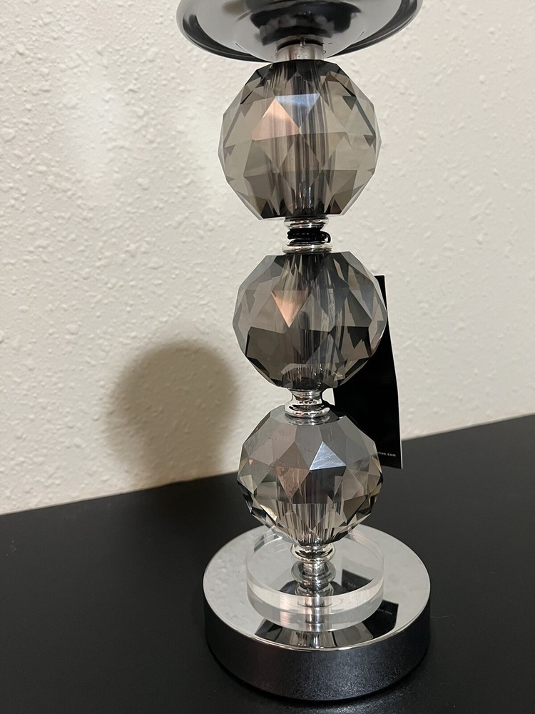CRYSTAL Lead candle holder, 7.5”