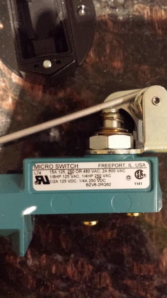 HONEYWELL BZV6-2RQ62 MICRO SWITCH
