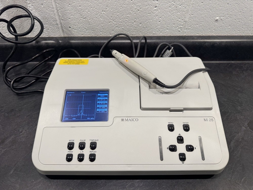 Maico MI-26 Tympanometer (IPSI) w/ NEW Calibration Certificate