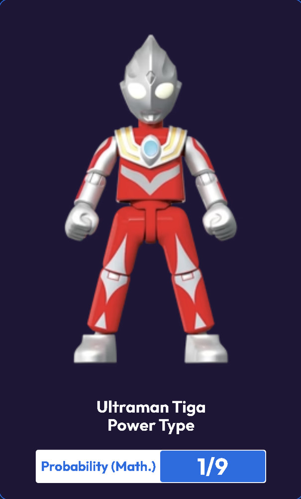 Blokees Ultraman Galaxy Version 01 Mini Model Kit Tiga Power Type 1/9