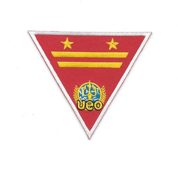 SeaQuest TV Series Red Engineering Commander Shoulder Embroidered Patch