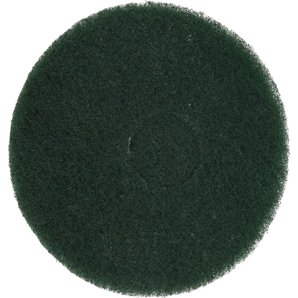 PRO SOURCE Floor Stripping Pads: 5 Pack, Green Coarse Polyester, 14" Diameter