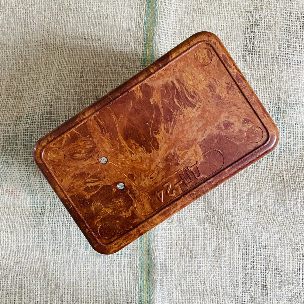 Soviet Bakelite box. Russian Shells/cartridges storage container. Ammo box USSR.