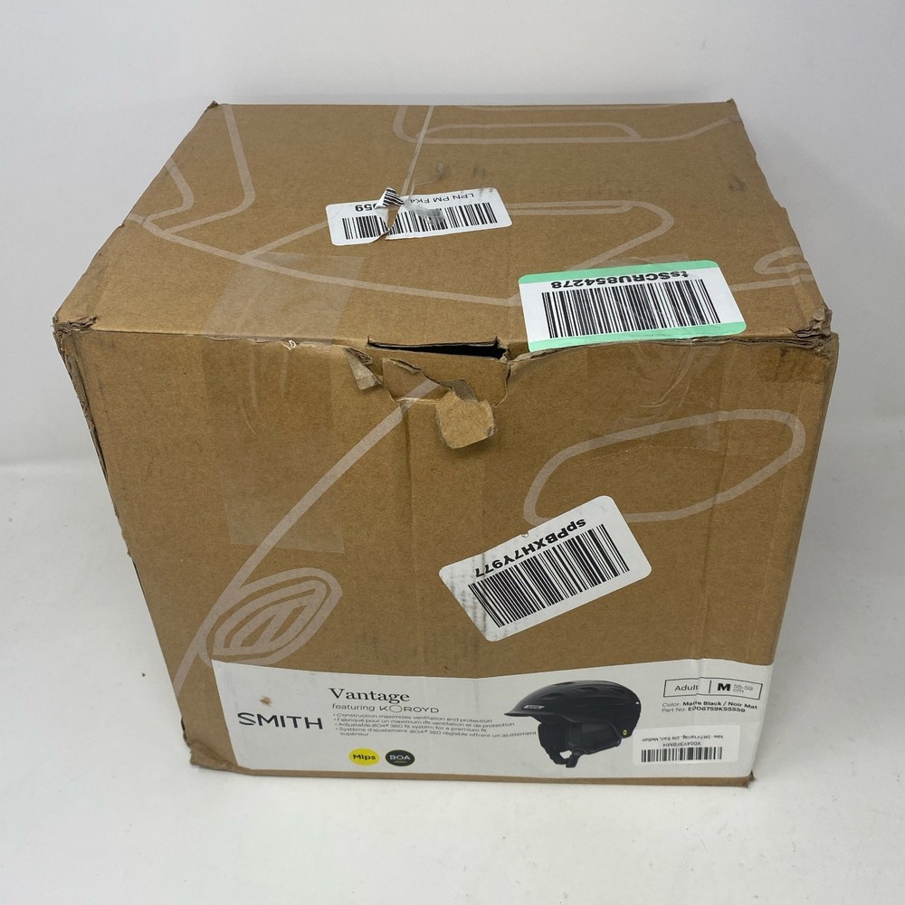 SMITH Vantage MIPS Helmet Matte Black Medium 55-59cm