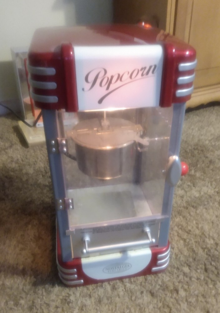 Nostalgia Electrics Kettle Popcorn Maker Retro Series