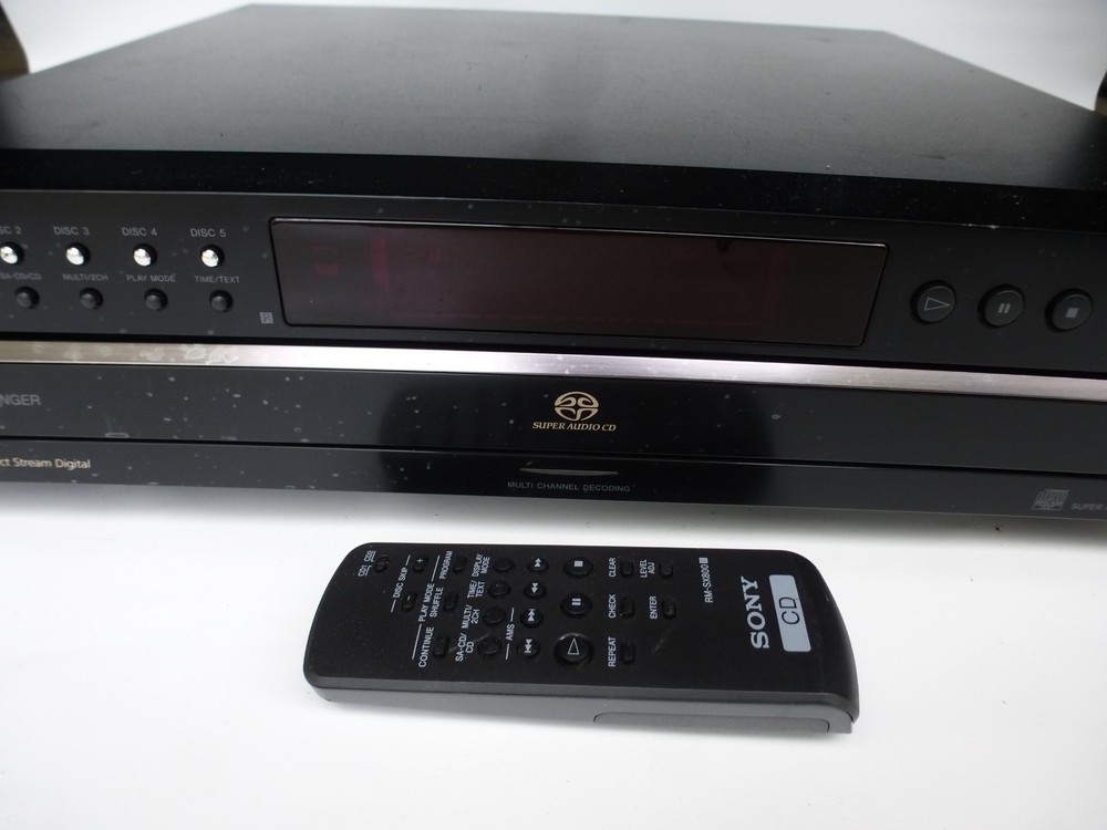 Sony SCD-CE595 Super Audio CD Player 5 Disc Changer - with Remote TESTED