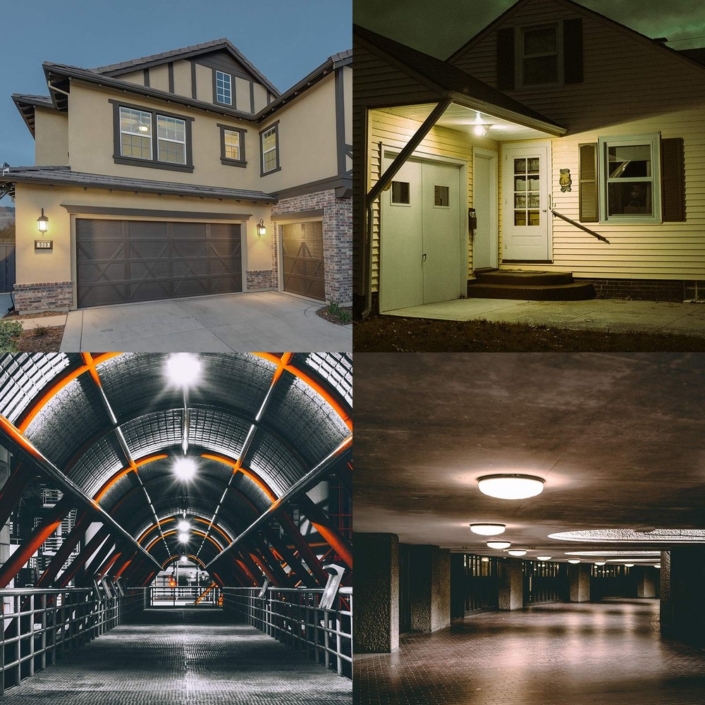 Radar Motion Sensor Light Bulb, 2 Pack A21 15W (100W Equivalent) 1500LM E26 D...