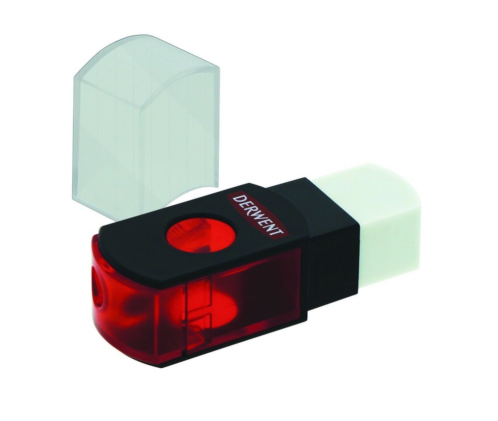 Derwent :  2 in 1 Multi Sharpener & Eraser