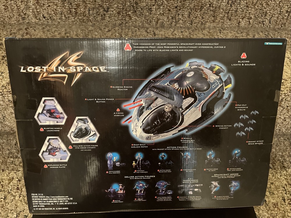 Lost in Space Transforming Jupiter 2 Space Ship Trendmasters 1997 NEW