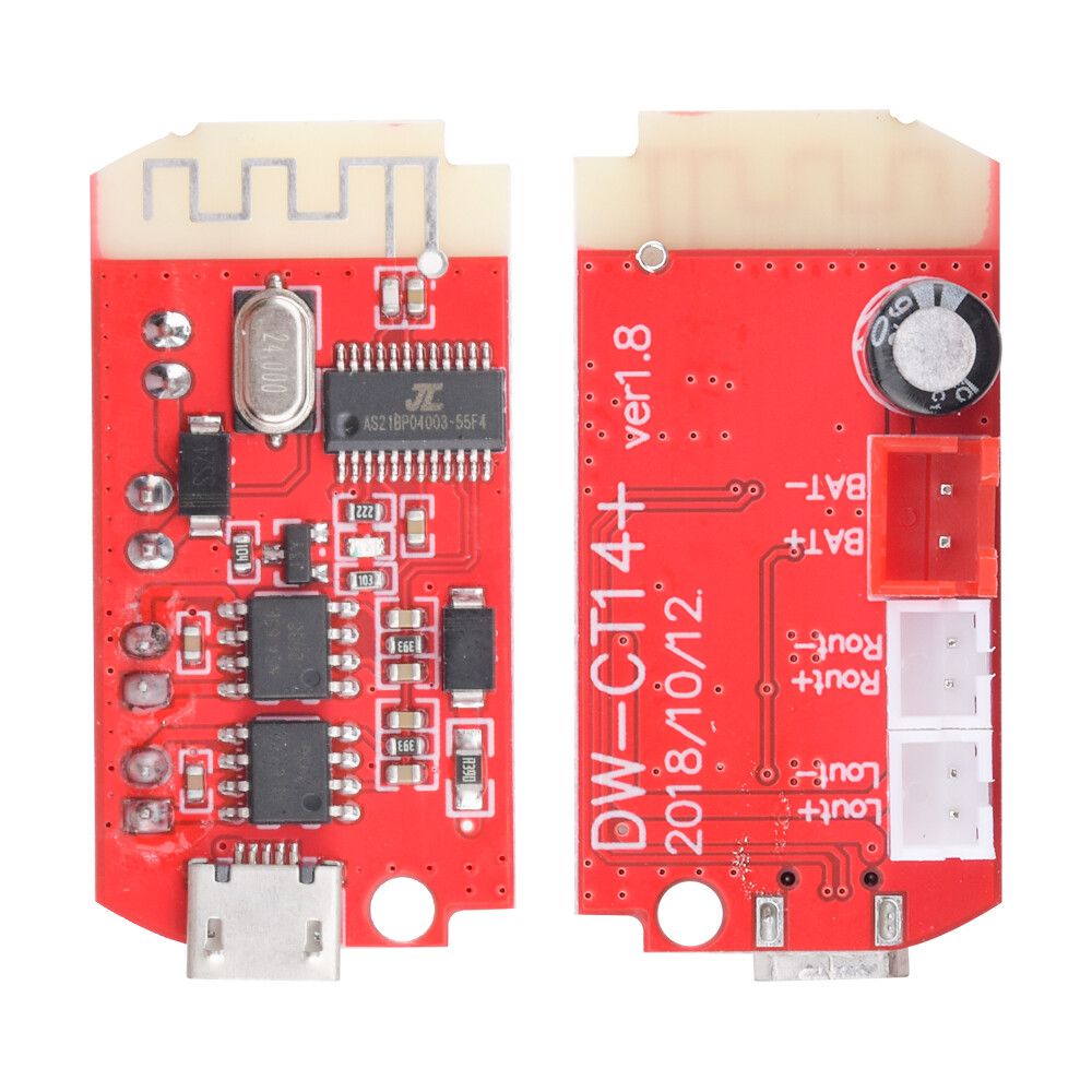 2pc 2*5W 3.7V-5V Dual Plate Bluetooth Amplifier Module DIY Speaker Modification