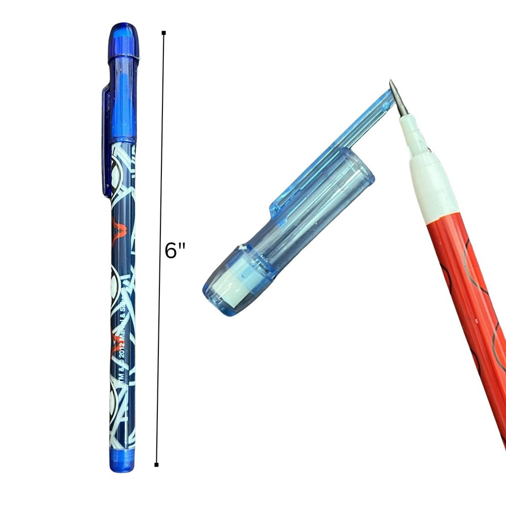 Ultimate Spider‑Man Pop‑Up Pencil: 4 Pack