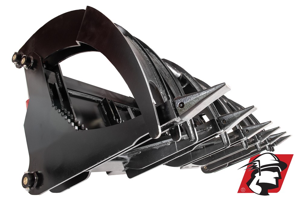 Skid Steer Root Rake Grapple Bucket 68" Wide