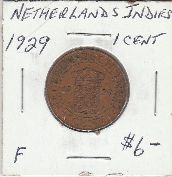 Netherlands Indies 1929 1 cent