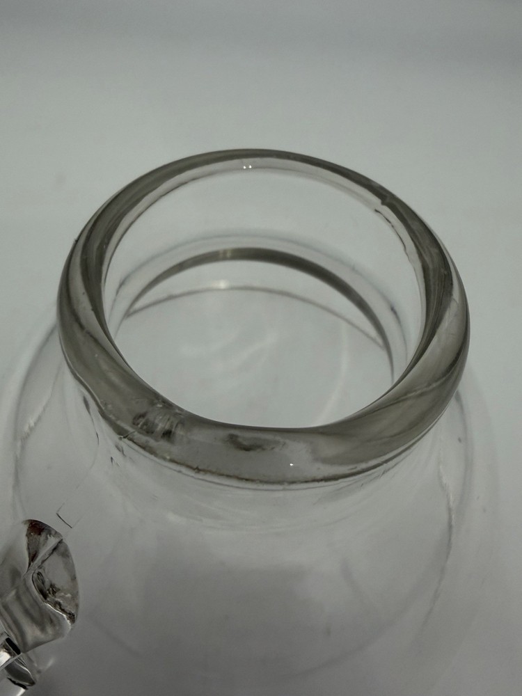 Vintage Glass Canning Funnel Finger Loop Handle Kitchen