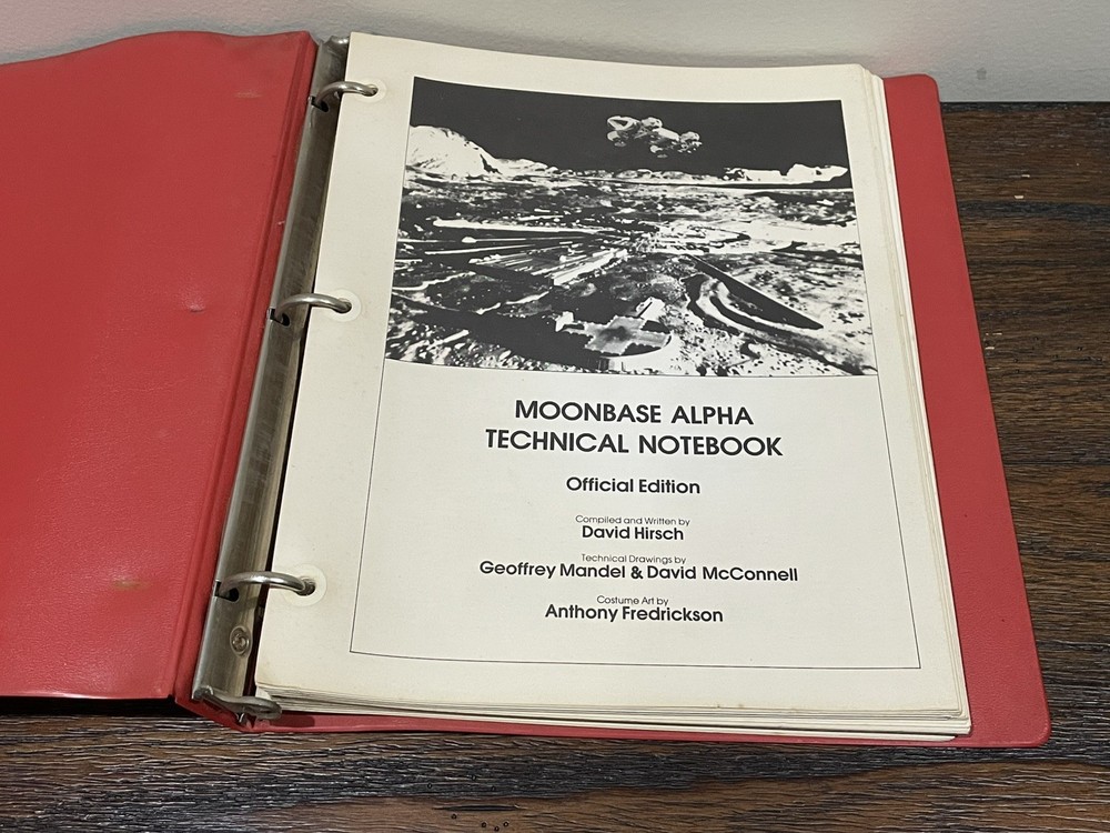 Moonbase Alpha Technical Notebook: Official Ed. (Space: 1999) - 1977 1st Print.