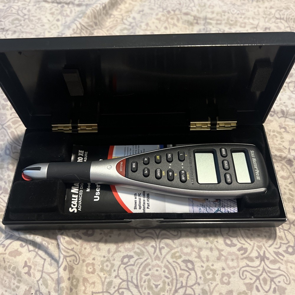Calculated Industries 6025 Scale Master Pro Digital Plan Take-off Tool Needs Bat