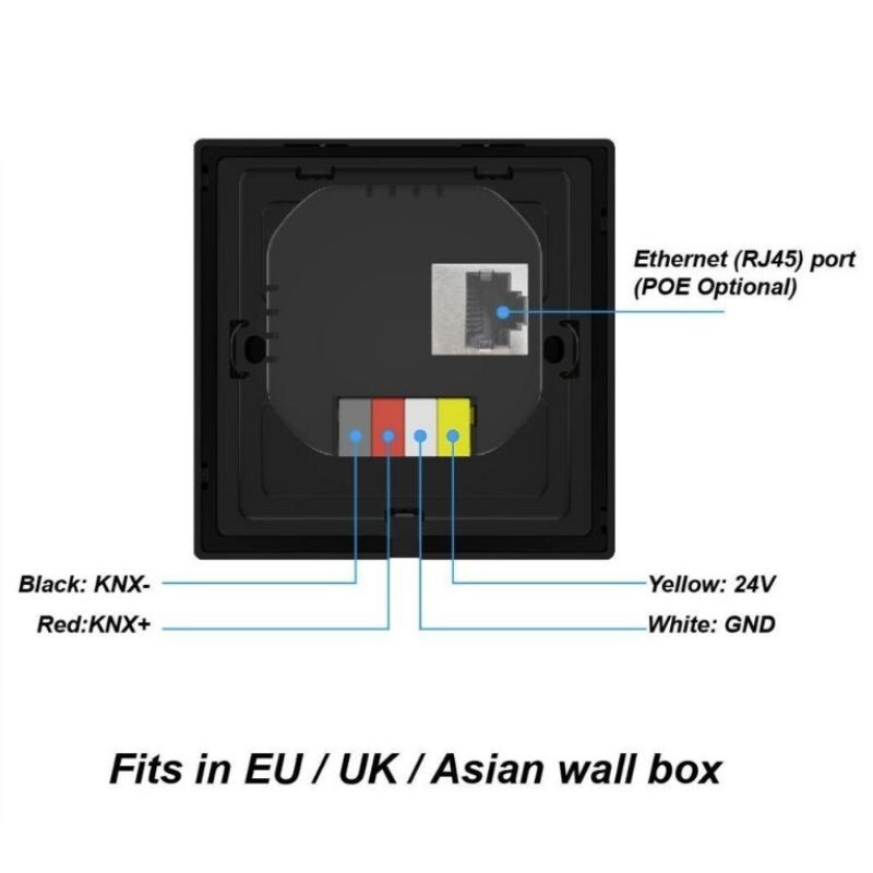4''KNX switch smart home control smart central control screen Smart hotel