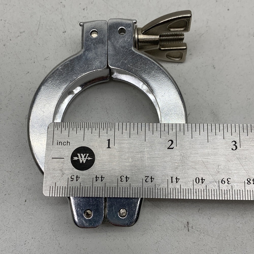 (3-Pack) Dual Hinge Sanitary Tri Clamp Fitting 2"