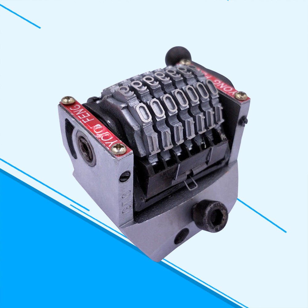 For GTO Heidelberg Printer 7 Digits Rotary Numbering Machine Vertical Forward