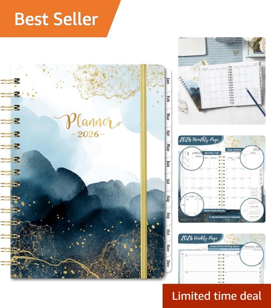 Personalized 2026 Weekly & Monthly Planner - Chic & Functional Accessories