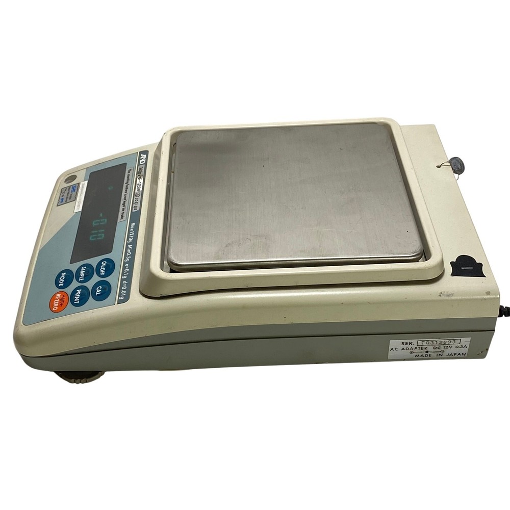 A&D GF-2000 Precision Lab Balance Compact Bench Scale Max 2100 g