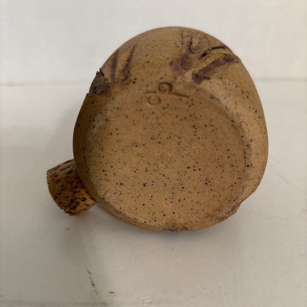 Annapolis Stoneware Incense Burner Cattail Pattern 4"