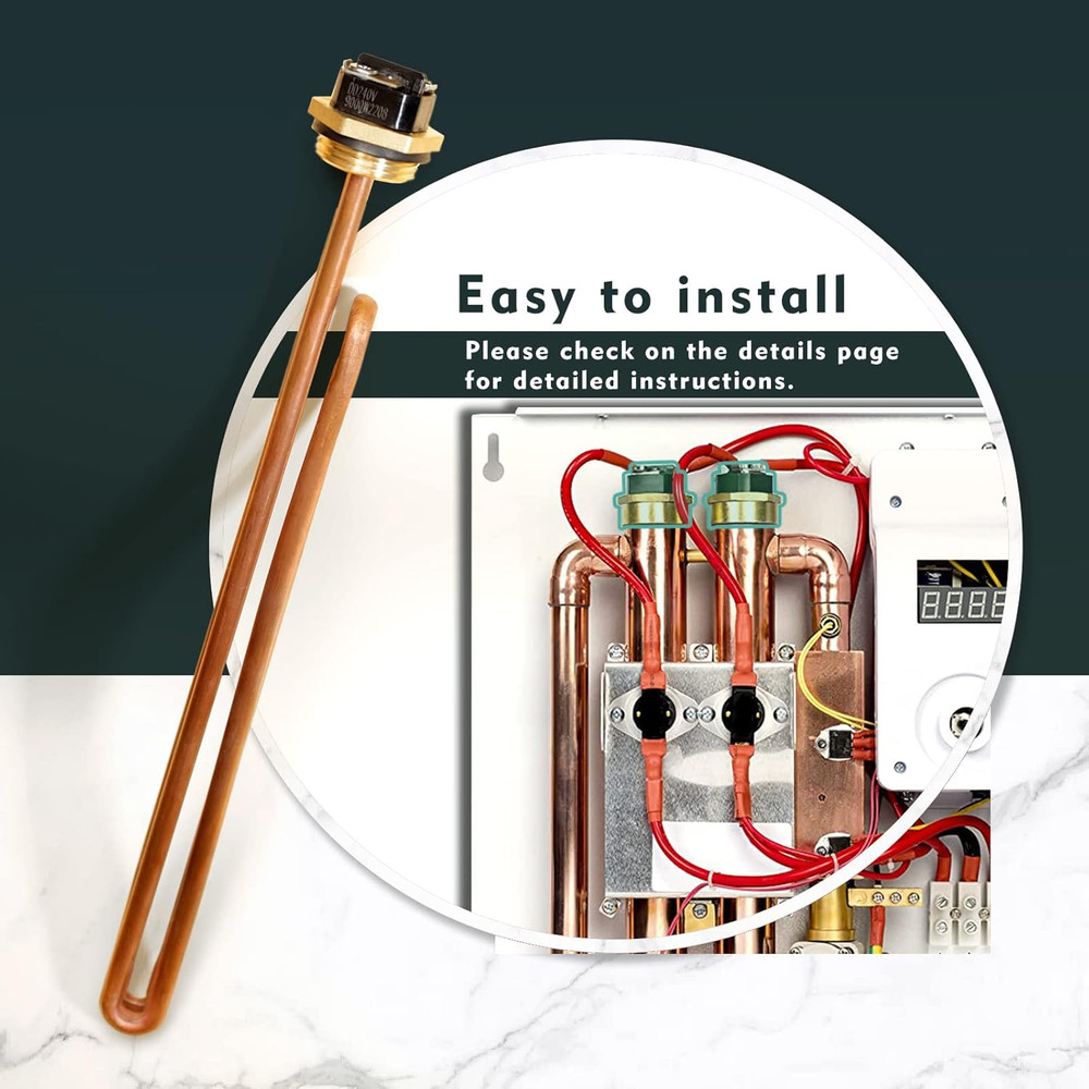 HE 90240 Heating Element, Replacement for Ecosmart ECO 18 27 36, 9KW 240V Water