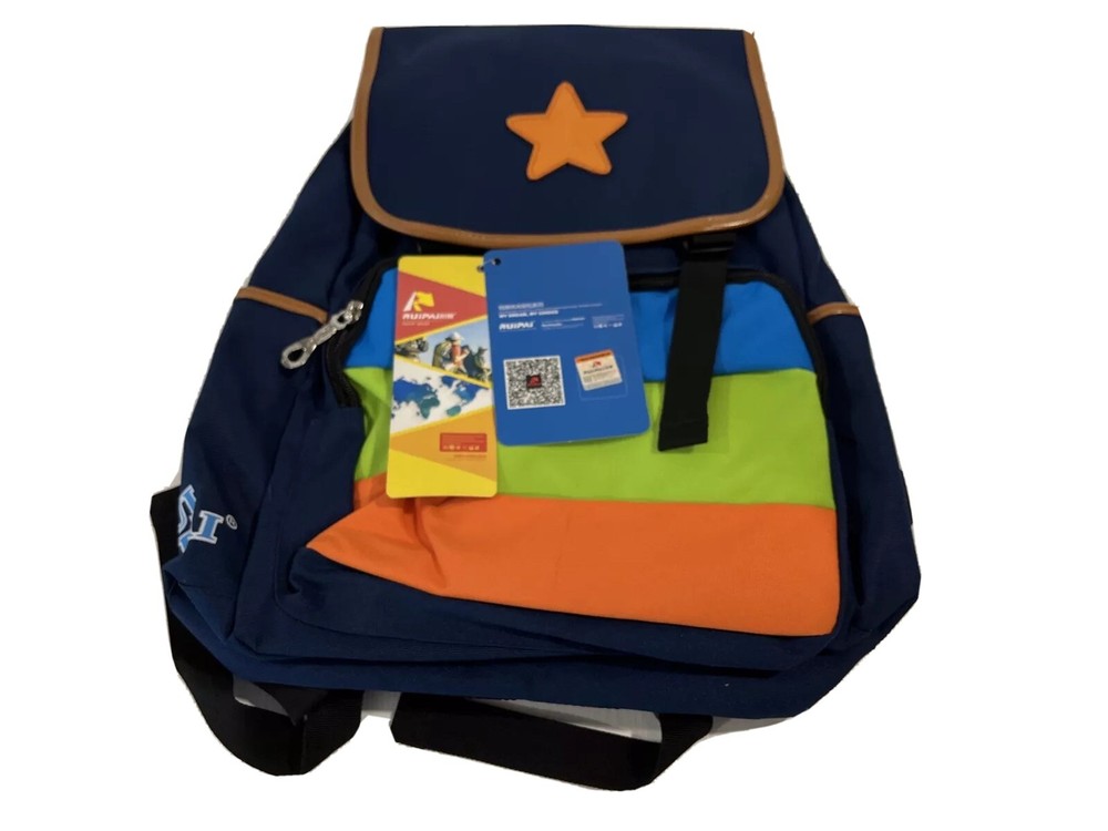 Ruipai Backpack Zip Pockets Multicolor