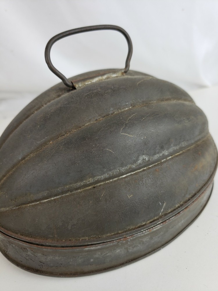 Rare unusual antique tin container ca. 1920s