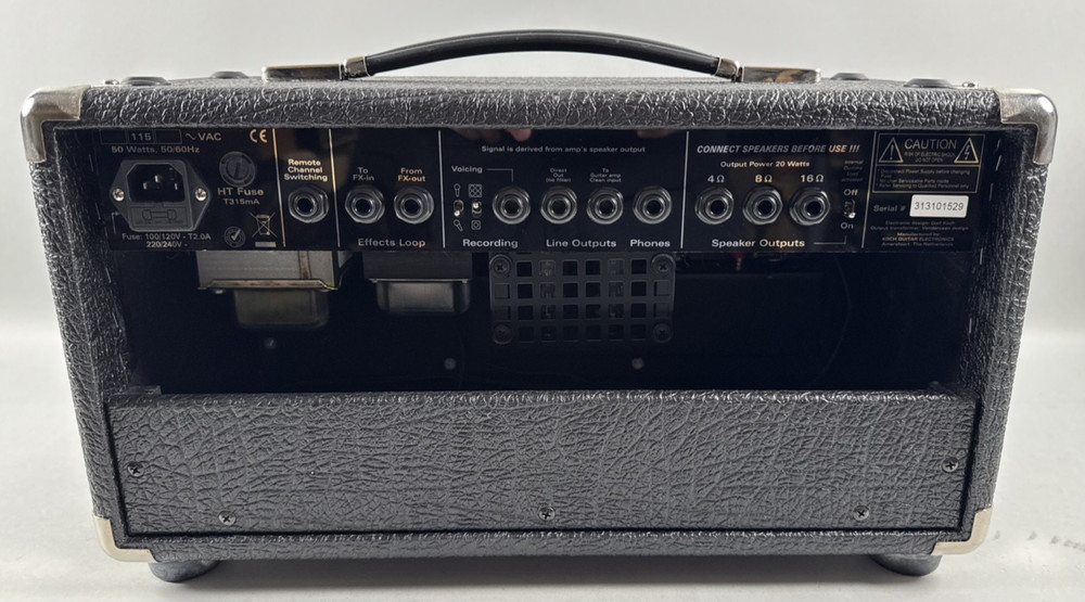 Koch Studiotone Guitar Amplifier Head 50 Watts With Custom Case