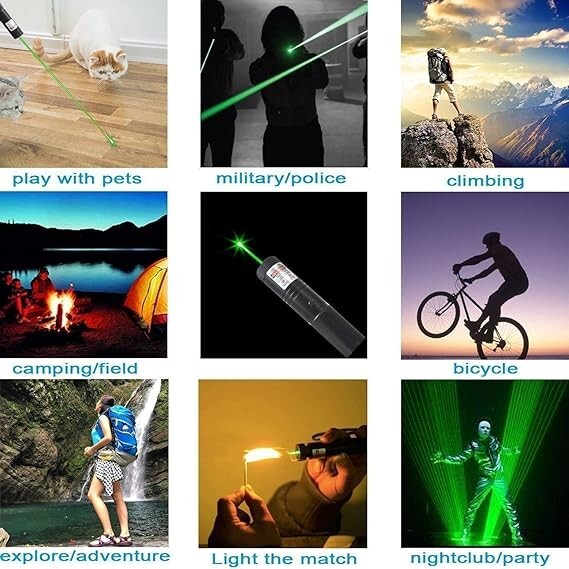 Jing TAI Pointer Pen Adjustable Focus keyed for Green Pointer Beam