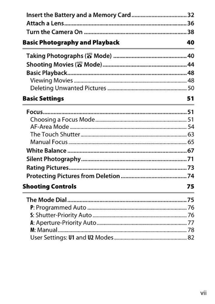 Nikon Z50 — User Reference Manual Guide — 1/2 Size, 5.5" x 8.5" Small Compact
