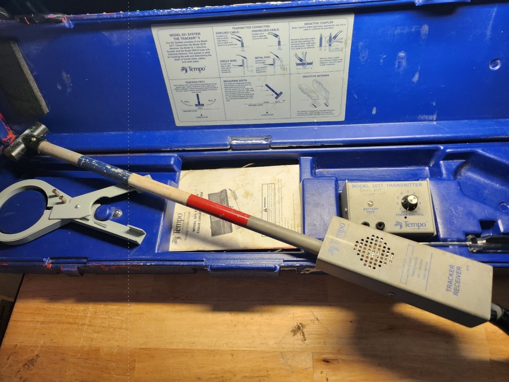 Tempo Model 501 Tracker II Underground Cable Locating System