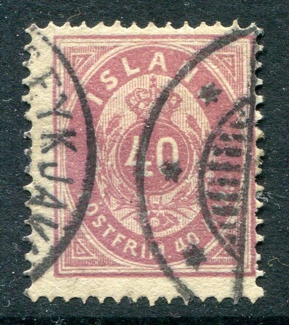 Iceland #18 Numeral 40 Aur. [Used]