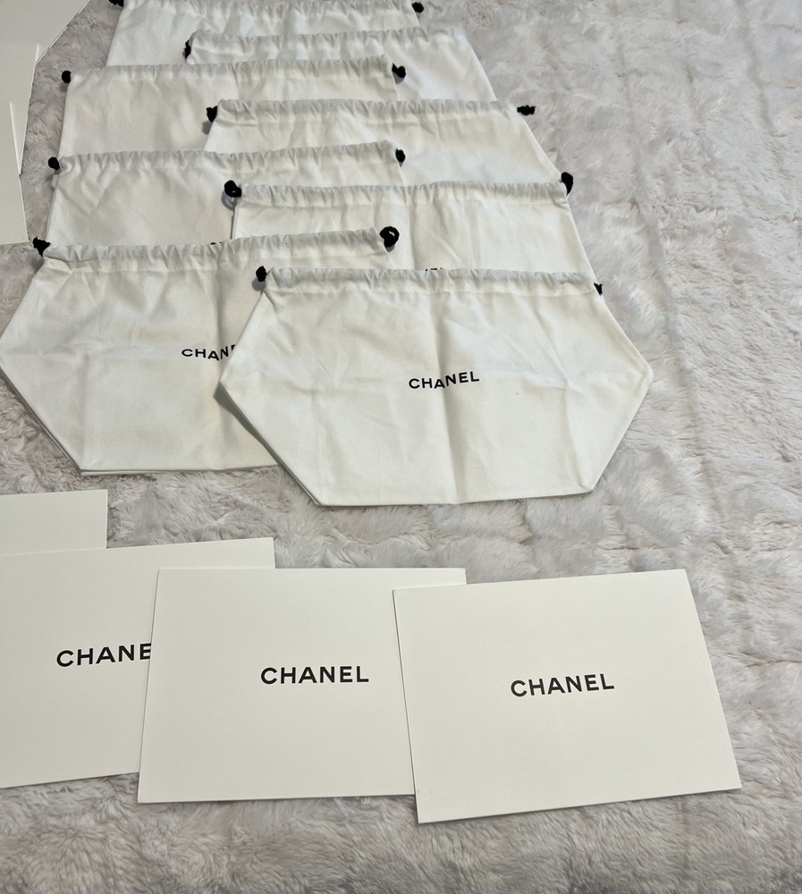 Authentic Chanel Dust bags & Cards Bundle