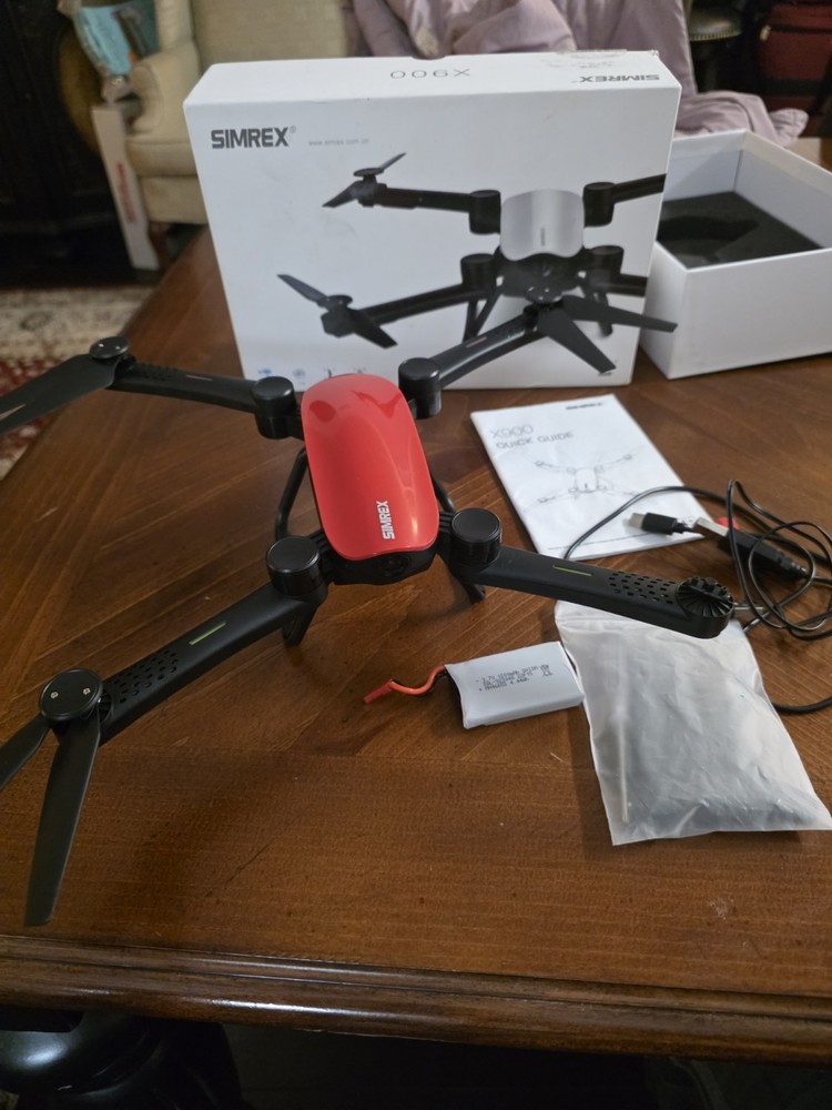 Simrex X900 Drone - 3/4 Rotors Function Normally. Third Doesn't Spin. See Photo