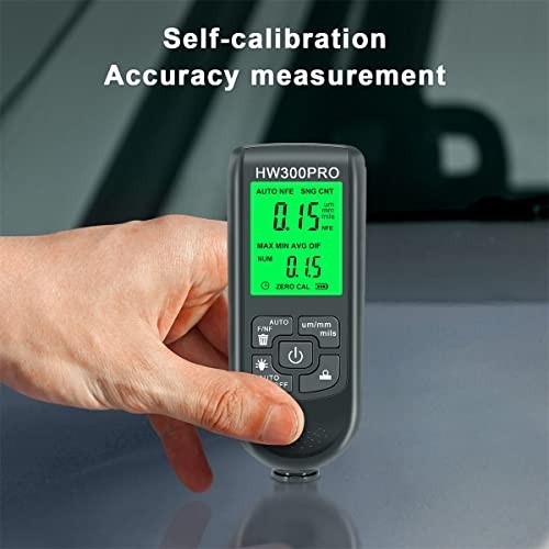 Professional Paint Thickness Gauge Meter - Multifunctional Coating Depth Tester