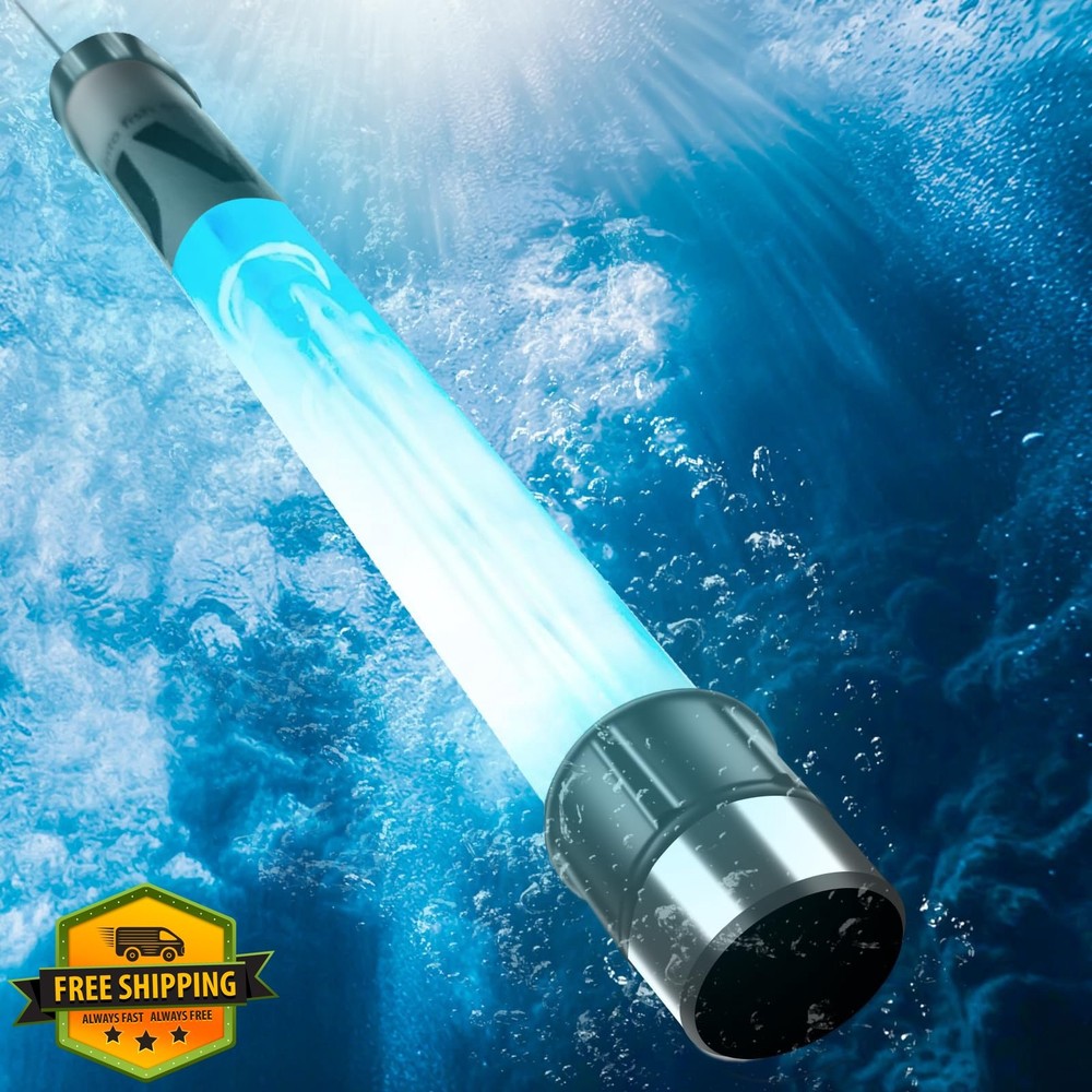 32W Pond UV Light Water Clarifier Algae Control 200-2000 Gallon