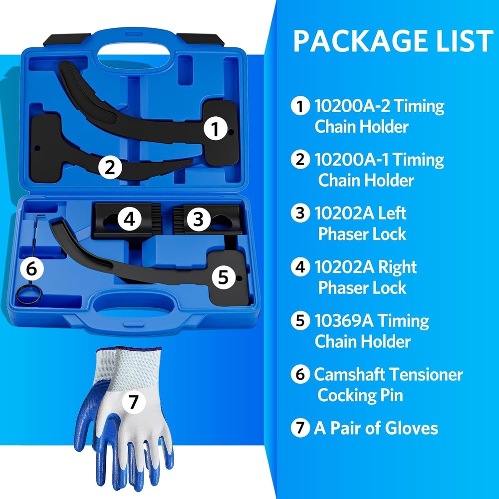 3.6 Pentastar Timing Tool Kit,Camshaft Holding Tools Compatible with VW...