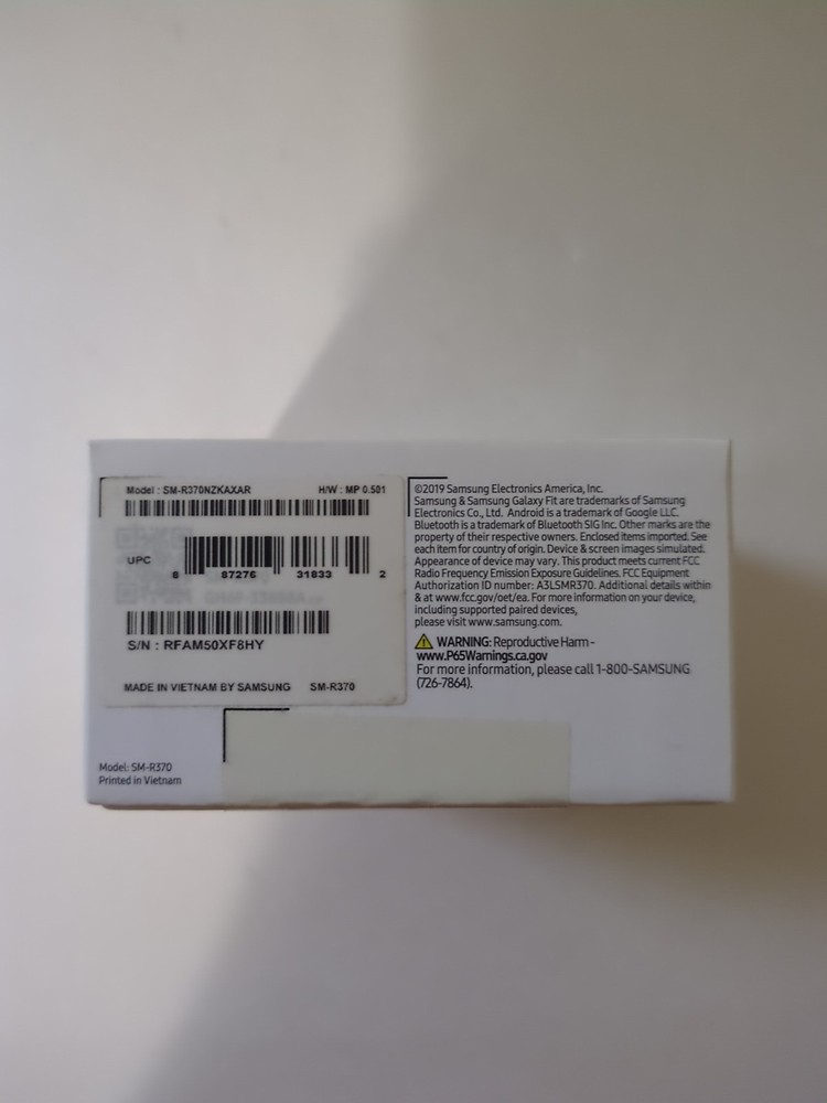 Samsung Galaxy Fit Activity Tracker - Black New, Sealed