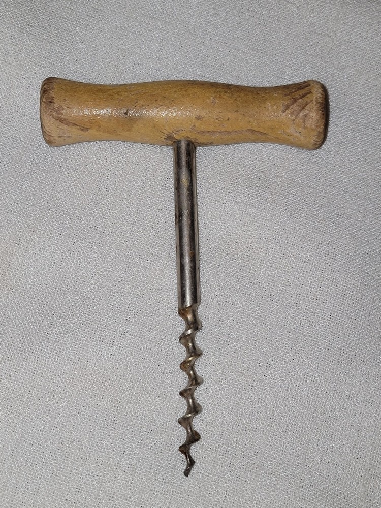 Vintage Wood Handled Cork Screw